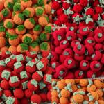 Llaveros de policarbonato floreados con crochet para hombre 