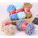 Bufandas de algodón de lana  con crochet 