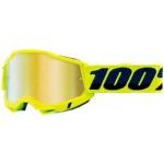 Gafas doradas para moto rebajadas 100% talla M 