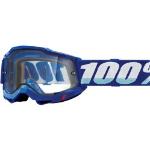 Gafas azules para moto rebajadas 100% talla M 