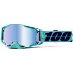 Gafas azules para moto rebajadas 100% 