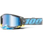 Gafas azules para moto rebajadas 100% talla M 