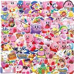 100Pcs Star Kirby Sticker Wopin Cute Cartoon Emoji