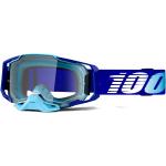 Gafas azules para moto rebajadas 100% para mujer 