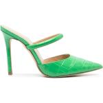Zapatos verdes de goma de tacón con tacón más de 9cm cocodrilo Michael Kors para mujer 