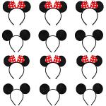 Diademas rojas de terciopelo rebajadas Disney Minnie Mouse para mujer 