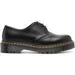 Zapatos negros de goma con puntera redonda con cordones formales con logo Dr. Martens 1461 Bex para mujer 
