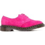 Zapatos rosas de goma con cordones rebajados con cordones formales Dr. Martens 1461 para mujer 