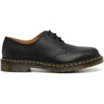 Zapatos negros de goma con puntera redonda con cordones formales con logo Dr. Martens 1461 para hombre 