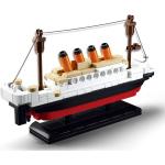 194 Uds. 0576 bloques de construcción educativos barco Titanic ladrillos juguetes modelo de barco niños regalo para niños