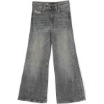 Jeans infantiles grises de algodón rebajados con logo Diesel Kid 4 años 