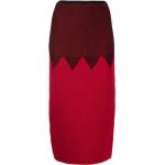 Faldas rojas de poliamida a media pierna de punto Jean Paul Gaultier talla L para mujer 