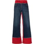 Pantalones azules de algodón de pana Jean Paul Gaultier talla L para mujer 