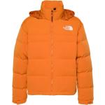 Abrigos naranja de poliester con capucha  manga larga con logo The North Face para hombre 