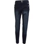 Jeans pitillos negros de denim tallas grandes 2-Biz desteñido talla 3XL para mujer 