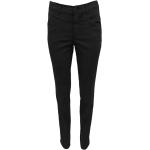 Pantalones chinos negros de poliester tallas grandes 2-Biz talla XXL para mujer 