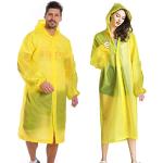 Abrigos amarillos con capucha  impermeables oficinas talla L para mujer 