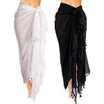 Disfraces blancos de piel de verano batik talla L para mujer 