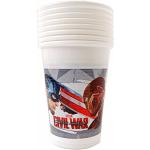 200 ml Capitán América Guerra Civil vasos de plástico, 8 unidades)