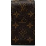 Pitilleras marrones de lona plegables Louis Vuitton para mujer 