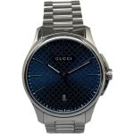 Relojes azul marino de acero inoxidable Gucci G-Timeless para mujer 