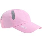 Gorras estampadas rosa pastel con logo para mujer 