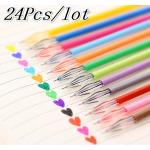 Bolígrafos multicolor de plástico 