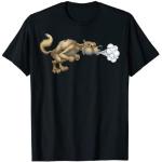 3 cerdos Big Bad Wolf soplando diseño Camiseta