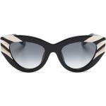 Gafas negras de acetato con logo Roberto Cavalli talla 5XL para mujer 