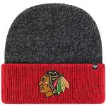 47 Chicago Blackhawks Two-Tone Brain Freeze NHL - Gorro de invierno, Negro , Talla única