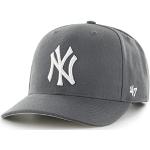 Gorras grises de lana de béisbol  New York Yankees con logo 47 Brand Talla Única para mujer 