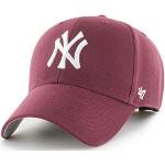 Gorras granate de lana de béisbol  New York Yankees con logo Talla Única para mujer 