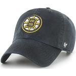 47 NHL Boston Bruins Clean Up Gorra de béisbol unisex, correa ajustable y hebilla, logotipo amarillo, color negro, Negro, Talla única