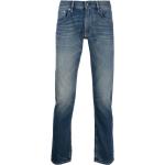 Jeans stretch azules de poliester rebajados ancho W30 largo L34 con logo Ralph Lauren Purple Label para hombre 