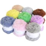 Bufandas multicolor de sintético de lana  con crochet talla M 