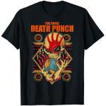Camisetas negras de encaje con encaje  Five Finger Death Punch de encaje talla S para hombre 