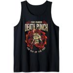 Camisetas negras de encaje con encaje  Five Finger Death Punch sin mangas con logo talla S para hombre 