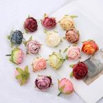 Flores artificiales rosas vintage floreadas 