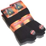 6 pares de calcetines térmicos de tejido de rizo completo, color negro, antracita y gris Schwarz, Anthrazit, Grau 43