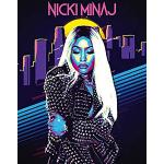 777 Tri-Seven Entertainment Nicki Minaj - Póster de música (18 x 24), multicolor
