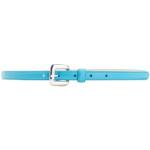 Cinturones azules de cuero con hebilla  8 by Yoox talla L para mujer 