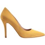 Zapatos amarillos de tela de tacón con tacón de aguja 8 by Yoox talla 39 para mujer 