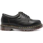 Zapatos negros de goma con puntera redonda con cordones formales con logo Dr. Martens para hombre 