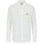 Camisas blancas rebajadas con logo Armani Exchange talla M para hombre 