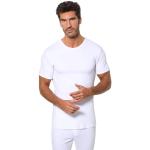 Camisetas térmicas blancas de algodón de invierno manga corta con cuello redondo Abanderado talla M para hombre 