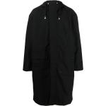 Abrigos negros de poliester con capucha  rebajados manga larga Diesel talla L para hombre 