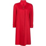Abrigos lagos rojos de lana manga larga con cuello alto vintage A.N.G.E.L.O talla XL para mujer 