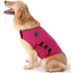 Abrigo para aliviar la ansiedad del perro, chaqueta ligera para mascotas ansiosas, mantiene la comodidad calmante (rojo rosa, L)