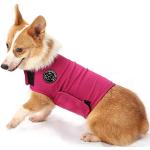 Abrigo para aliviar la ansiedad del perro, chaqueta ligera para mascotas ansiosas, mantiene la comodidad calmante (rojo rosa, M)