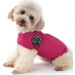 Abrigo para aliviar la ansiedad del perro, chaqueta ligera para mascotas ansiosas, mantiene la comodidad calmante (rojo rosa, XS)